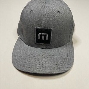 TravisMathew Men's B-Bahamas Fitted Hat Black / L/XL Grey
